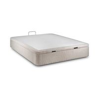 base de cama con almacenaje plegable ascot  pearl  200 x 140 cm