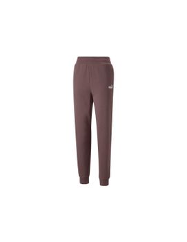 Pantalones Puma ESS+ Embroidery High-W Mujer Brown