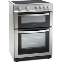 mdc600fs 60 cm electric ceramic cooker - silver silver