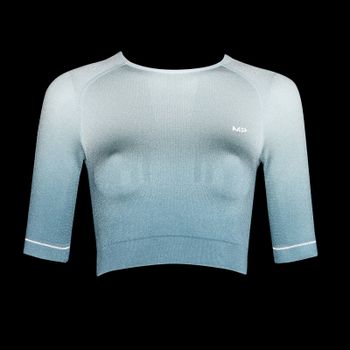 MP Women's Velocity Seamless Crop Top - Ocean Blue - XS