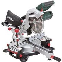 sierra ingletadora radial kgs 216 m - 1500 w - 216 mm metabo