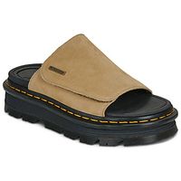 dr martens sandalias zebzag slide savannah tan eh suede para mujer