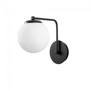 Aplique de pared marga negro