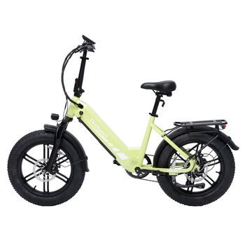 Bicicleta Eléctrica Bodywel F20pro Para Desplazamientos Diarios, Motor Bafang, 48 V, 18 Ah, Color Verde