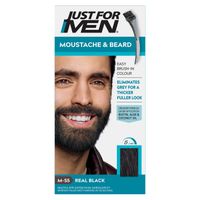 just for men moustache  beard real black hair dye m-55