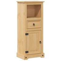 armario de bano  mueble de bano corona madera maciza de pino 45x33x110 cm