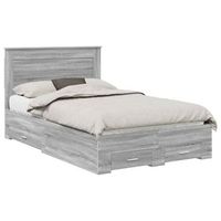 cama matrimonial  cama para adulto  estructura de cama con cajon con cabecera madera contrachapada