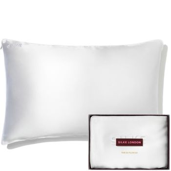 SILKE Silk Pillowcase - Queen - White