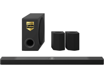 Barra de sonido - LG S95AR, Bluetooth, Inalámbrico, 810 W, Google Assistant, Amazon Alexa, Dolby Atmos, IA Ready, Negro