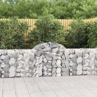 cesta de gaviones  gavion para piedras  gavion decorativo forma arco hierro galvanizado 200x30x80100cm cfw334444