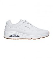 skechers para hombre 52458 zapatillas uno stand on air blanco 45 plano 1 a 3cm cordones casual deportivo running