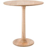 mesa auxiliar morristown madera natural o 70 cm clp