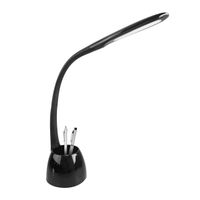 fabrilamp flexo cobain negro 8w 595lm 5000k regintentactil flexible orientable portalapices 40x115x225 cm