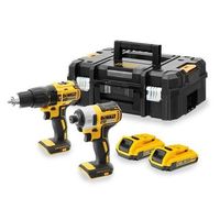 dewalt dck2060d2t-qw kit de herramientas electricas sin cable de 18v