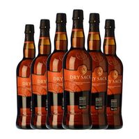 williams  humbert vino generoso dry sack medium jerez-xeres-sherry 75 cl 195 vol pack de 6 unidades