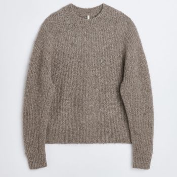Sunflower Yak Rib-Knit Jumper - M
