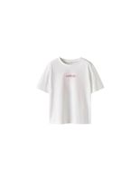 camiseta name it nkffalaura ss infantil blancorojo