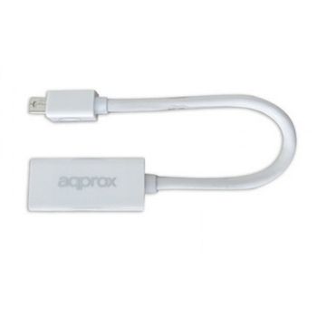Approx APPC12V2 Adaptador Mini DisplayPort a HDMI Blanco