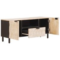 mueble de tv  mueble de salon  gabinete de tv con cajon acabado de lavado 105 x 33 x 46 cm