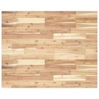 tablero de mesa  tablero escritorio rectangular madera maciza de acacia 100x80x2 cm