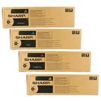 original multipack sharp mx-6051 printer toner cartridges 4 pack -mx61gtba