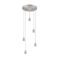 lampara circular de techo 5 luces diseno moderno