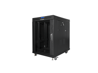 armario lanberg rack 19ar 15u 800x1000 lcd puerta cristal flat pack negro