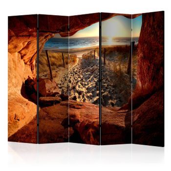 Biombo - Cave: Beautiful Beach Ii [room Dividers]