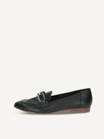 caprice slipper black made of leather size 42