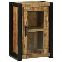 mueble de cuarto de bano marron madera de mango maciza vidaxl