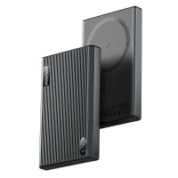 mensaje es-d017 20w 10000mah banco de poder magnetico pantalla digital bateria externa suministro de energia con 1 entra