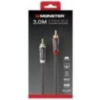 cable de audio rca 3 metros monster analogico