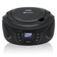 radio cd roadstar cdr-375dbk 4w rms usb aux mp3 portatil negro