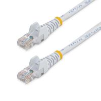 cable de red startech cat5e utp 7 m blanco rj45 sin enganches