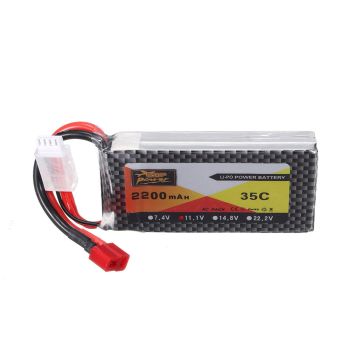 Batería Lipo ZOP Power 11.1V 2200mAh 35C 3S con conector T para modelos de RC