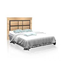 cabecero para cama de 135-150 cm kira cambria - grafito 160 x 1193 x 38 cm