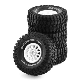 Neumático de camión todoterreno Desert Short Course de 4 piezas de 135 mm con hexágono de rueda de 17 mm para ARRMA Moja