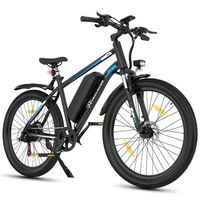 bicicleta electrica adultos 275 evercross tech ek15a bateria extraible de 36v13ah 250w 7 velocidades frenos de disco dobles app negroazul
