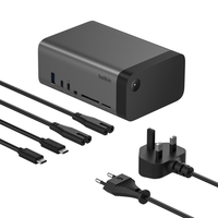 docking usb-c belkin 150w inc020kqsgy 11 ptos  datos video audio ethernet