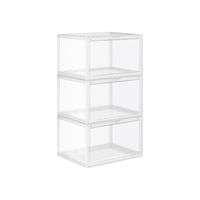 cajas de zapatos apilables plastica transparente
