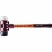 halder simplex maza goma rellena  superplastico con carcasa de hierro maleable y mango de madera - d80 mm - 3027080