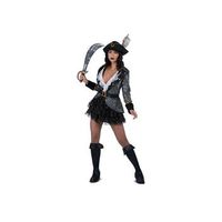 disfraz belleza bucanera m vestido sombrero cinturon abrigo y cubrebotas viving costumes