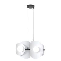 lampara colgante lithora gris 4 luces