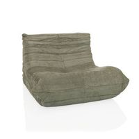 saco de asiento  sofa de suelo sitzolo cord tela color petroleo hjh living