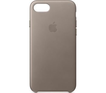 APPLE MQH62ZM/A iPhone 8 & 7 Leather Case - Taupe, Taupe