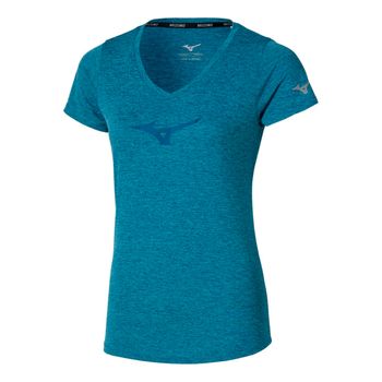 Mizuno Core Runbird Camiseta de running Mujeres - azul