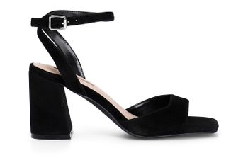 sandalias de ante black