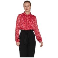 vila blusa shirt layla vie ls - pink yarrow para mujer