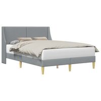 estructura de cama con cabecera placa de conexion