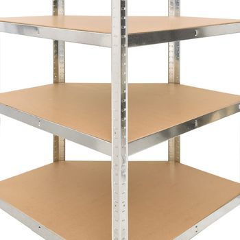 Estanterías De 5 Niveles (apariencia Plateada, Juego De 3 Piezas)